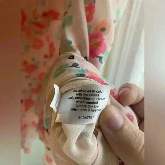 Lane Bryant Floral Cold Shoulder Ruffle Tiered Pink Flirty Feminine Blouse Sz 20 - Picture 4 of 8